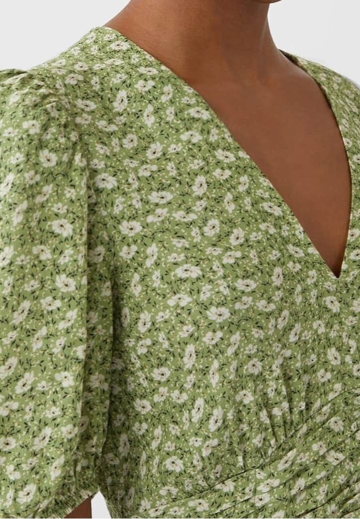 stradivarius green floral dress Stradivarius Maxi dress - green - (Pre-owned)