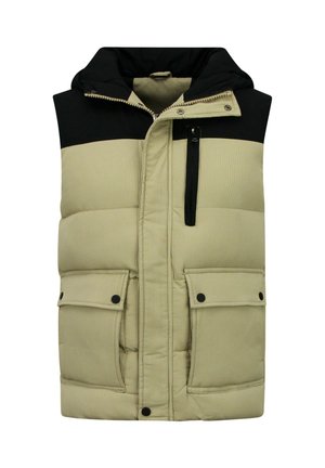 Bodywarmer - zwart/bruin