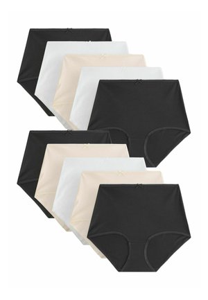 FULL KNICKERS 10 PACK - Chilot - black white pastel rose nude