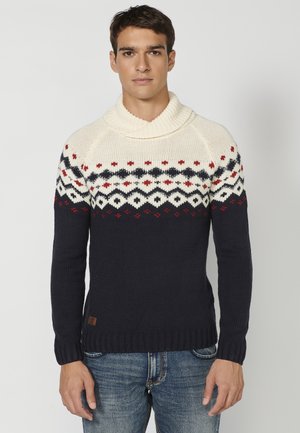 Strickpullover - navy