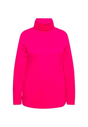 Ulla Popken ROLLKRAGEN - Maglietta a manica lunga - red pink