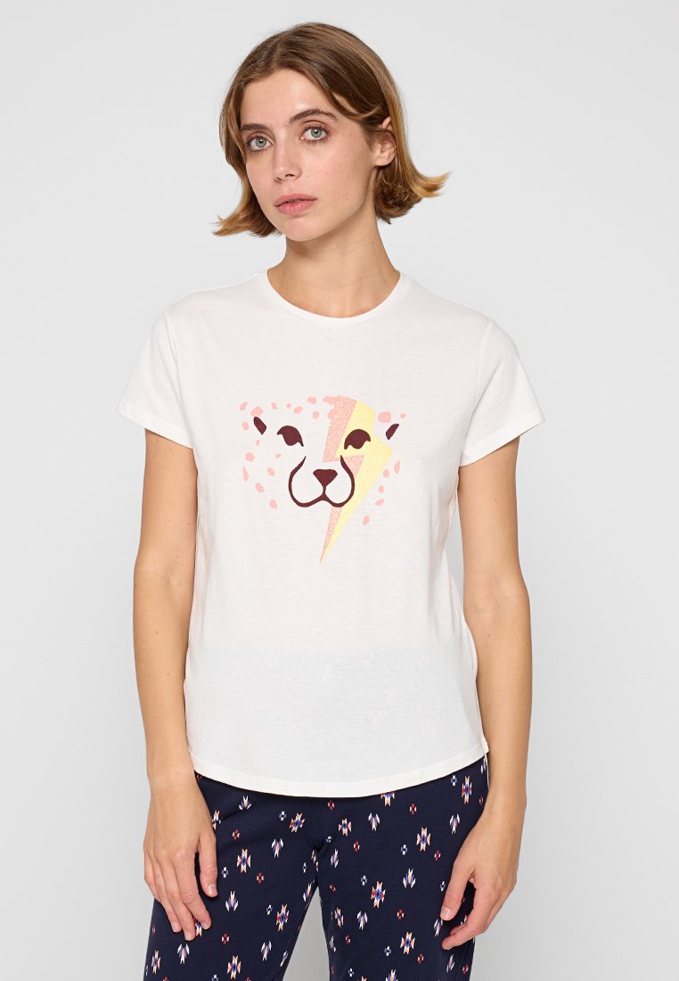 Etam Pyjamashirt wit Etam Pyjamashirt wit