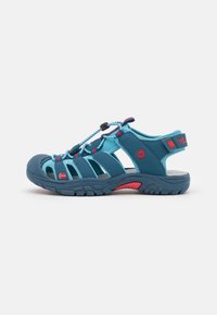 TrollKids - KIDS KVALVIKA UNISEX - Sandali da trekking - dolphin blue/spicy red Immagine in miniatura 1