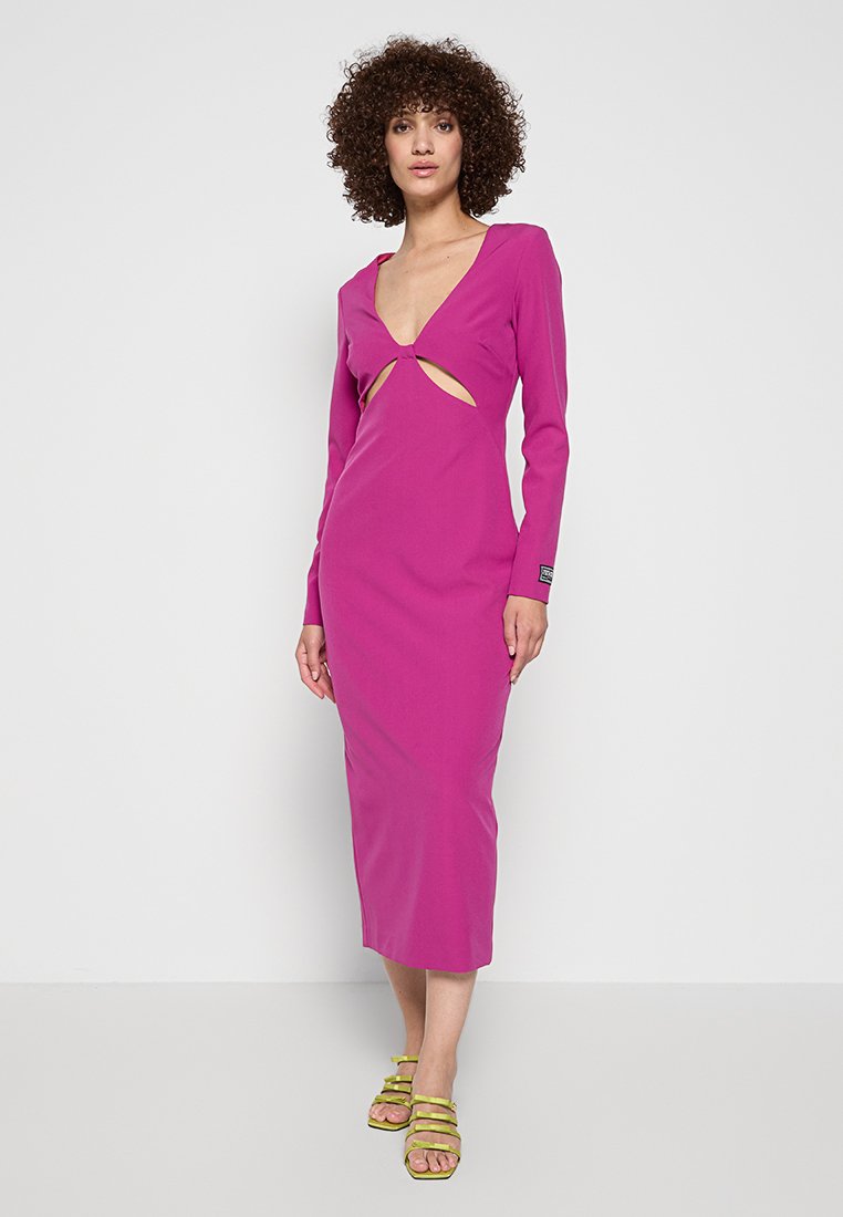 Versace Jeans Couture Maxi-jurk donkerroze