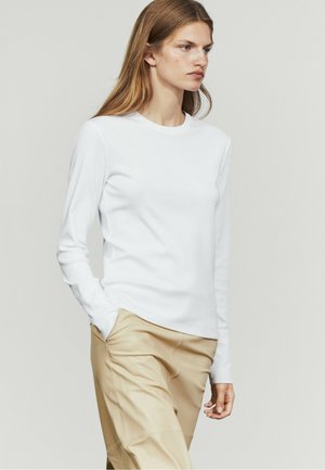 Massimo Dutti, Maglietta a manica lunga - white