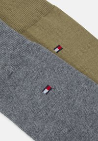 Tommy Hilfiger CLASSIC 2P - Meias - olive/grey melange