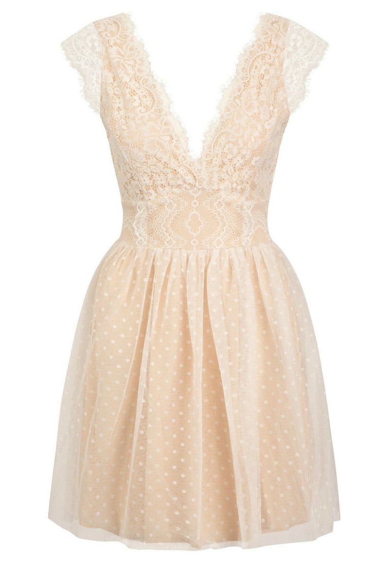 Apart Glamour Cocktailjurk wit Apart Glamour Cocktailjurk wit