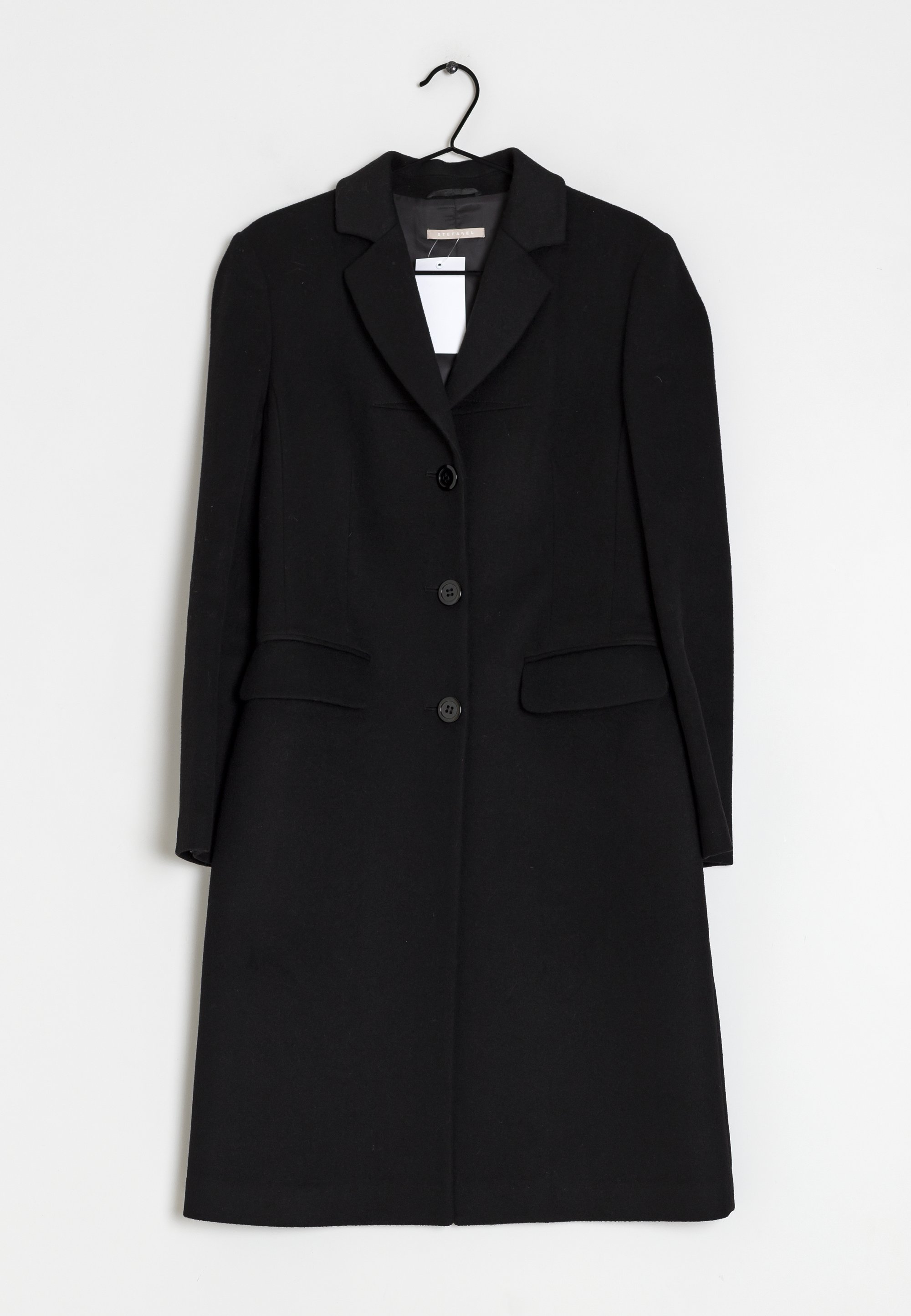 Stefanel Cappotto classico black/nero (Second hand)