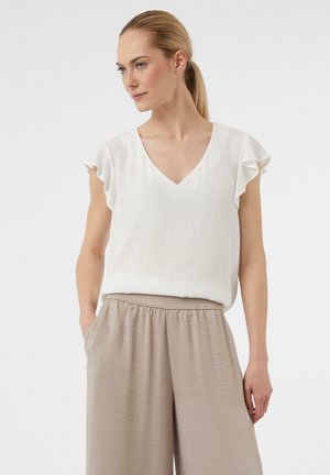 comma Blouse - weiß