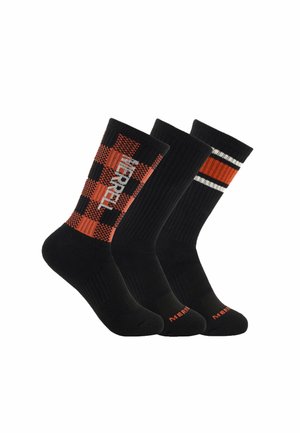 Merrell, 3 PACK UNISEX - Chaussettes de sport - black