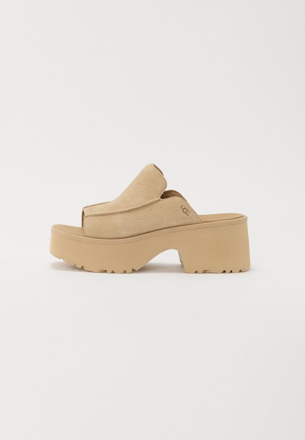 NEW HEIGHTS SLIDE - Wedge sandals - mustard seed