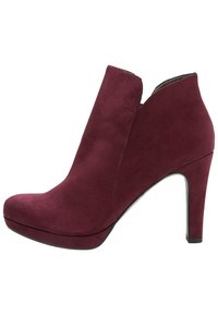 Tamaris Botines de tacón - bordeaux