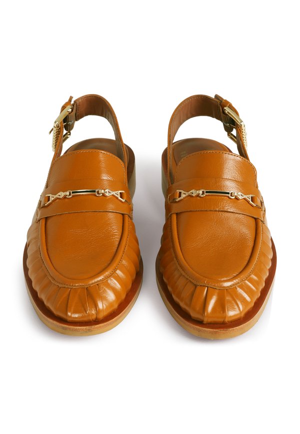 NEXT WAGON - Ankle strap ballet pumps - toffee3