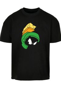 PREMIUM MARVIN THE MARTIAN FACE ULTRA HEAVY OVERSIZE - T-Shirt print - black
