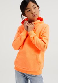 WE Fashion Felpa con cappuccio - orange
