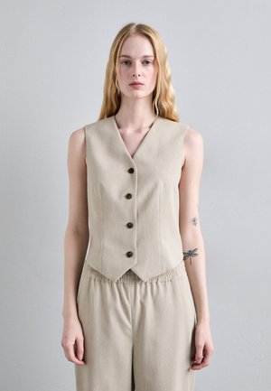 Vest - beige melange