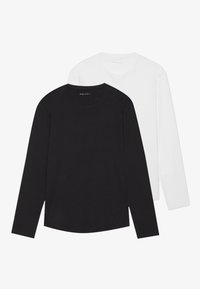 2PACK - Majica z dolgimi rokavi - 1x true black / 1x bright white 11-0601 tcx