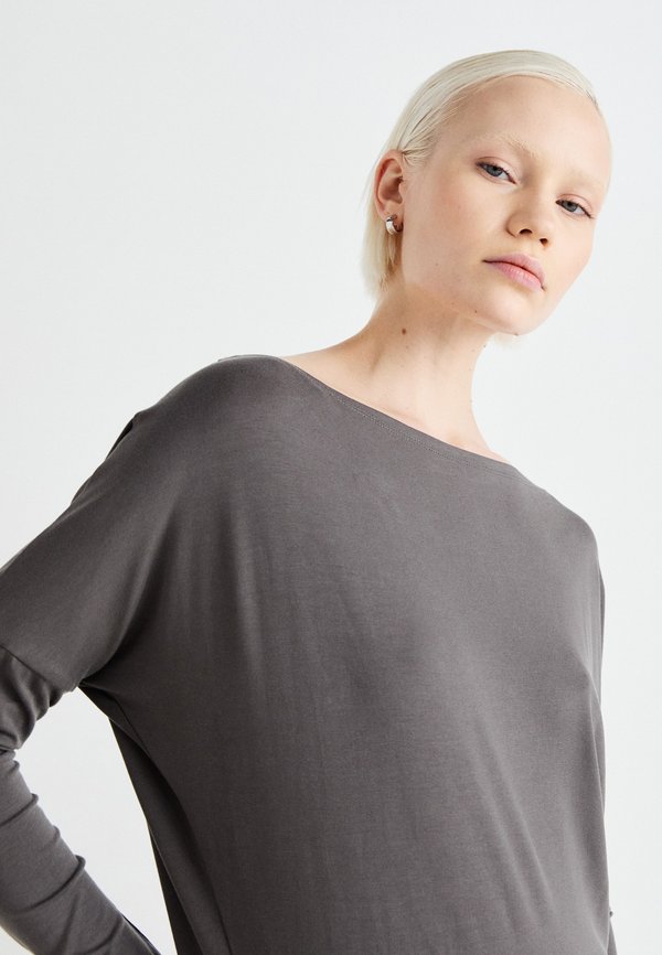 JOHANNA DRAPY  - Long sleeved top - mole dark4