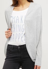 TOM TAILOR DENIM Strickjacke - mottled grey