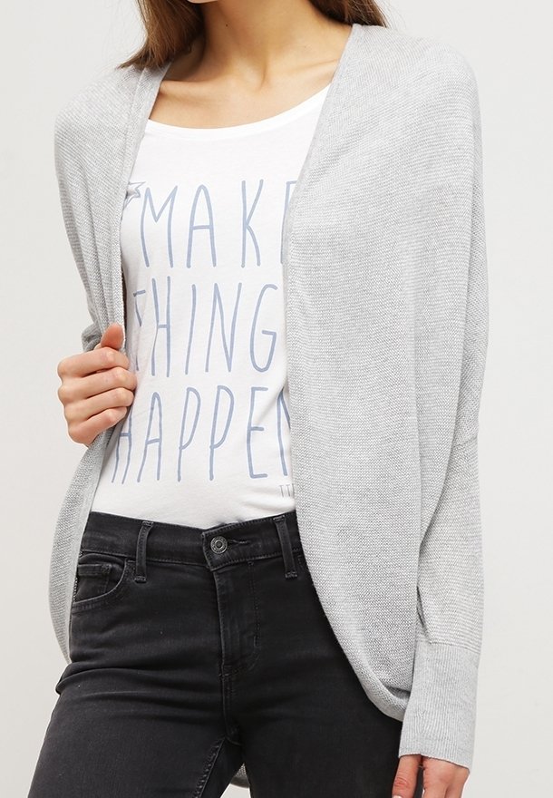 TOM TAILOR DENIM Strickjacke - mottled grey