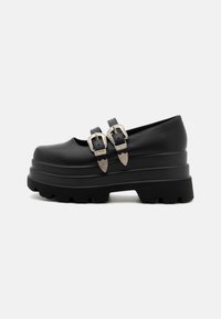 DAMONA TRIDENT ORNATE BUCKLE MARY JANE - Instappers - black