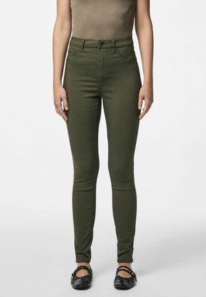 Pieces PCHIGH NOOS - Jegging - forest night