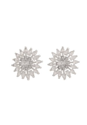 JUDITH EAR - Örhänge - silver-coloured/clear