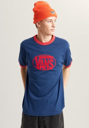 CENTER CHEST RINGER - Camiseta estampada - medium blue