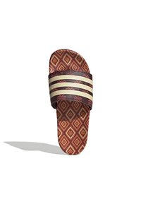 adidas Performance ADILETTE COMFORT - Pool slides - mystery brown   easy yellow   mystery brown