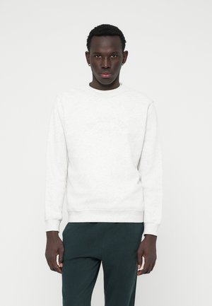 JORBLEECKER BRANDING CREW - Mikina - bright white melange