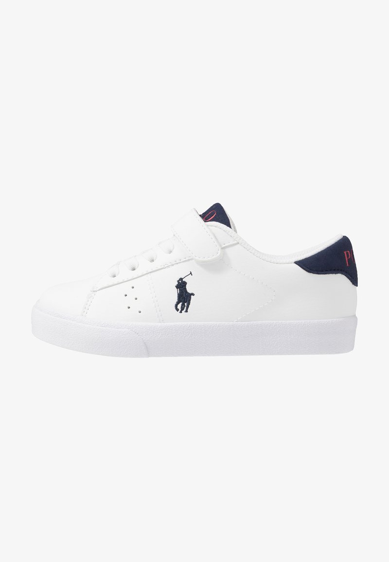 Polo Ralph Lauren Theron Sneakersy Niskie White Navy Bialy Zalando Pl