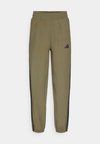 Teplákové kalhoty - olive strata/black
