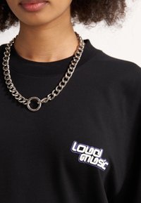 YOURTURN UNISEX - Print T-shirt - black