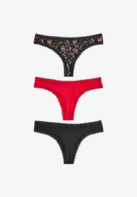 Non sélectionné, black red