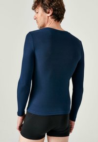 Damart COL ROND FINE SENSITIVE MANCHES LONGUES - Maglietta intima - Dark Navy