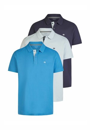 3 PACK - Poloshirt - vallarta blue