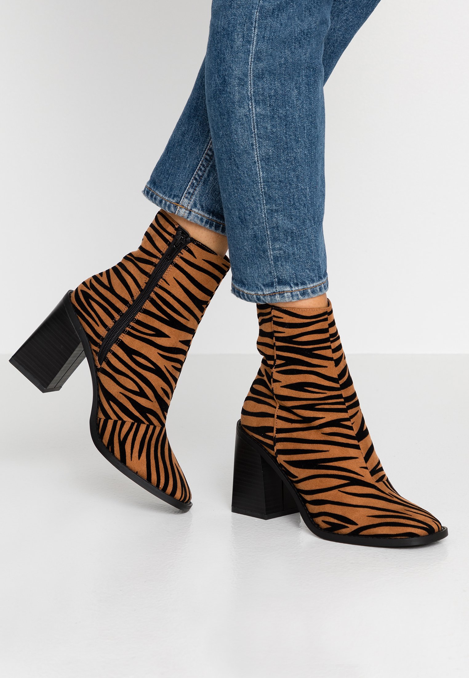 dune blue ankle boots