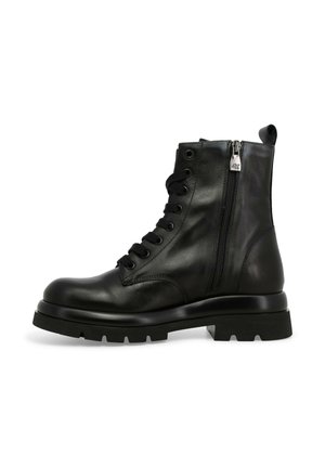 Stivaletti con plateau - nero