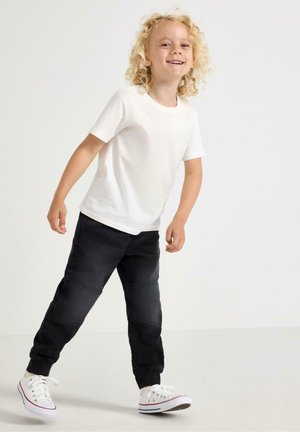 Lindex, LINDEX JOGGER TROUSERS IN DENIM JERSEY LINDEX - Jeans Relaxed Fit - black