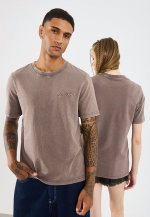 UNISEX - T-Shirt print - washed brown