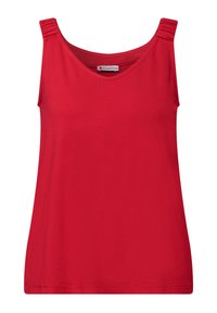 MIT RAFFUNG - Blusa - rot