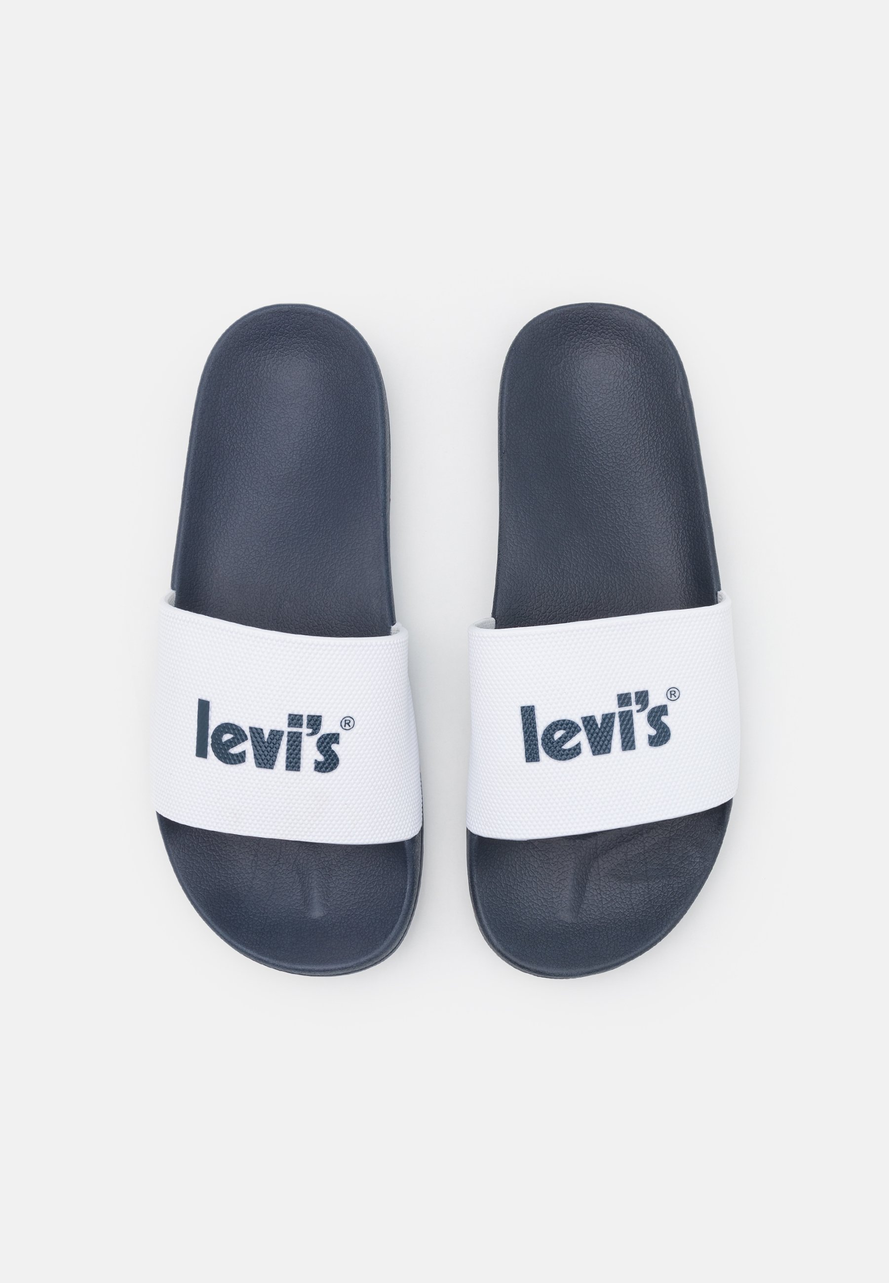 Levi's® JUNE POSTER - Sandalias planas - regular white/blanco - Zalando.es
