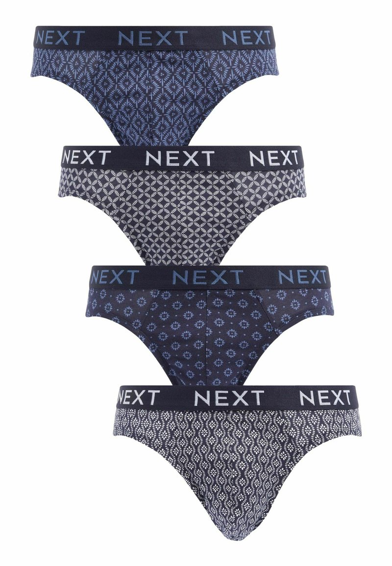 Next 4 PACK - Īsās apakšbikses - navy blue pattern