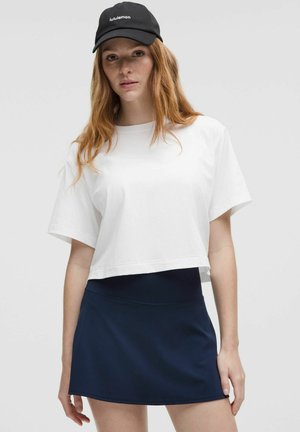 ALL YOURS CROPPED - Basic T-shirt - white