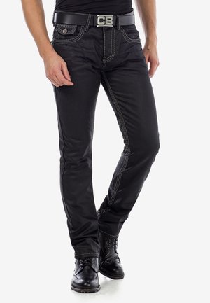 Straight leg jeans - black