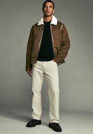 Next Faux leather jacket - brown