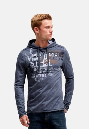 Camp David, CAMP DAVID LONGSLEEVE WILD SITES II LANGARMSHIRT - Hoodie - dunkelblau