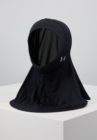 Under Armour - SPORT HIJAB - Hoofdbedekking - black/silver Miniatuurafbeelding 1