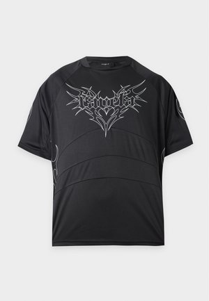 FAVELA, TRIBAL OUTLINE - T-shirt imprimé - black