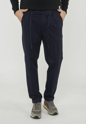 CON COULISSE - Pantaloni - blue